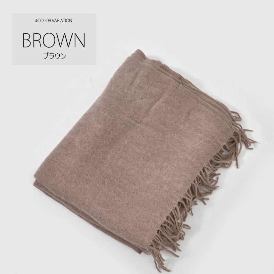 マフラー メンズ レディース ユニセックス ソフト 柔らかい 暖かい 無地 ストライプ フリンジ グレー ブラウン ブラック ギフト 誕生日プレゼント クリスマス |  | 10