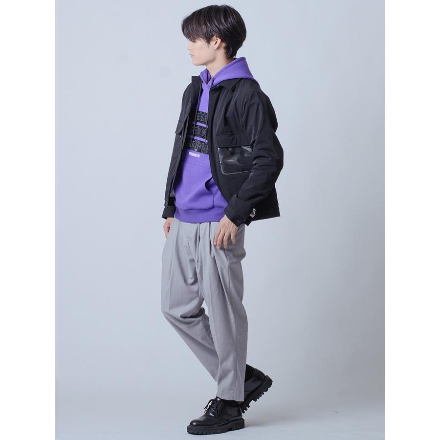 ブルゾン メンズ 春 秋 白 黒 ホワイト ブラック ショート M L ナイロン ワークジャケット REGIEVO レジエボ | REGIEVO | 12