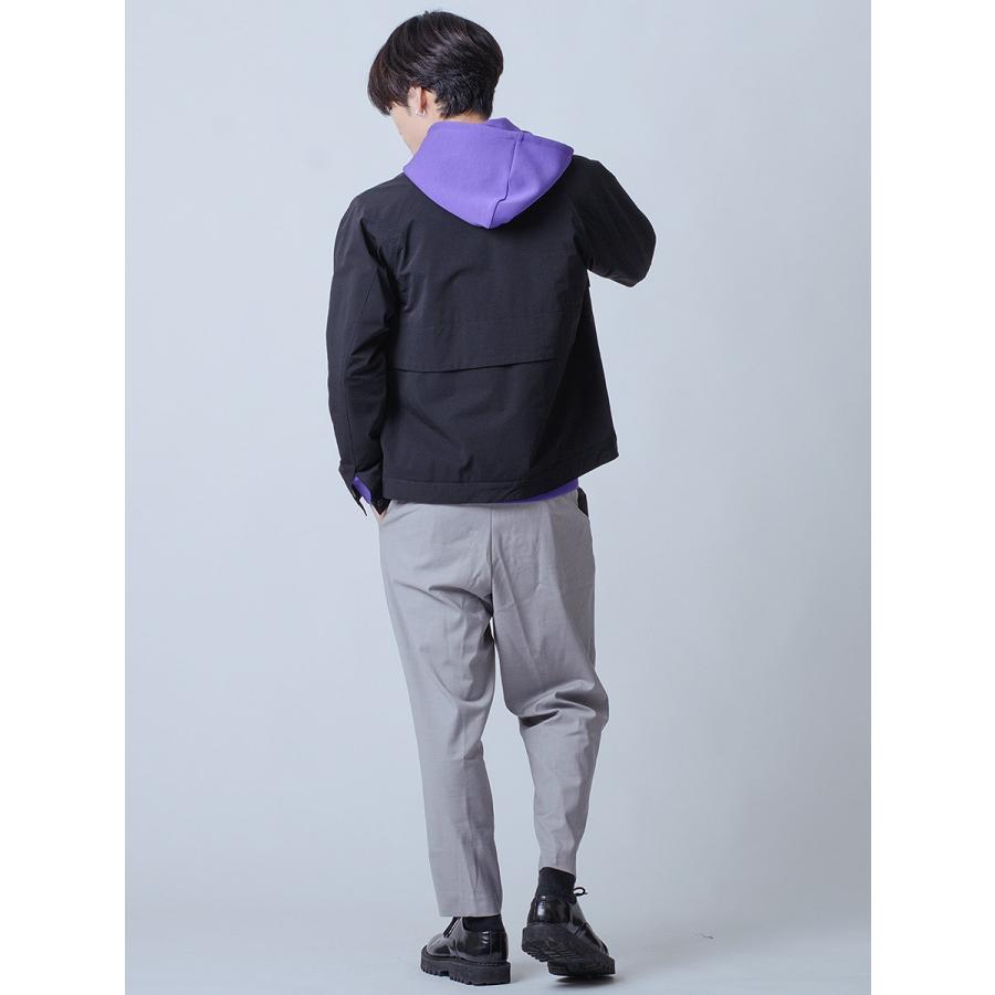 ブルゾン メンズ 春 秋 白 黒 ホワイト ブラック ショート M L ナイロン ワークジャケット REGIEVO レジエボ | REGIEVO | 13