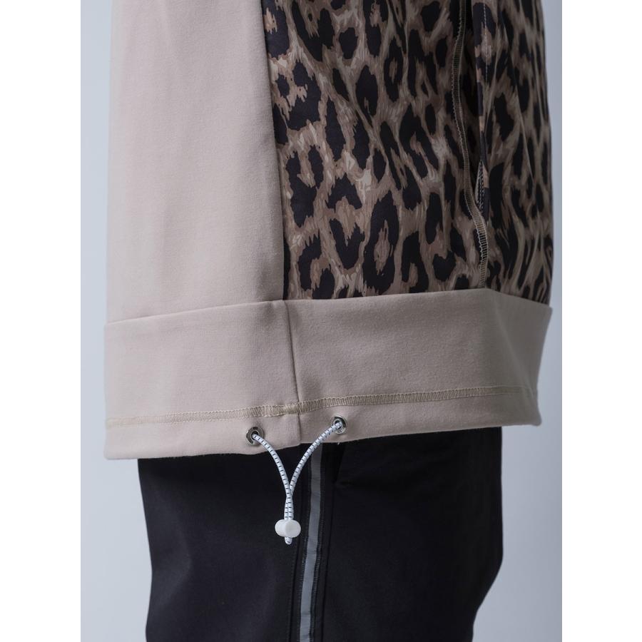 パーカー メンズ 春 秋 白 黒 プルオーバー ホワイト ブラック ベージュ M L XL ヒョウ ラグラン ダブルフード REGIEVO レジエボ | REGIEVO | 23