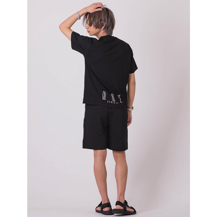 サイドラインショートパンツ ハーフパンツ 半ズボン シンプル メンズ 春 夏 秋 ホワイト ブラック ヒョウ柄 ハーフパンツ M L XL 白 黒 REGIEVO レジエボ | REGIEVO | 09