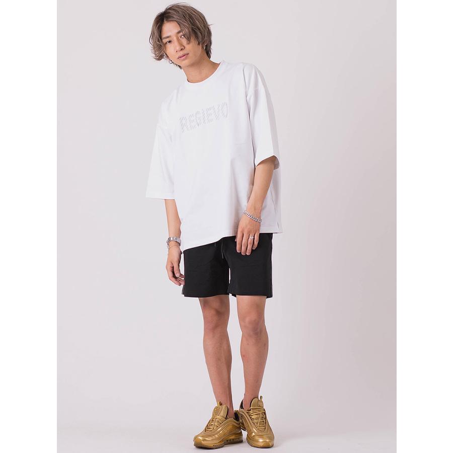 サイドラインショートパンツ ハーフパンツ 半ズボン シンプル メンズ 春 夏 秋 ホワイト ブラック ヒョウ柄 ハーフパンツ M L XL 白 黒 REGIEVO レジエボ | REGIEVO | 10