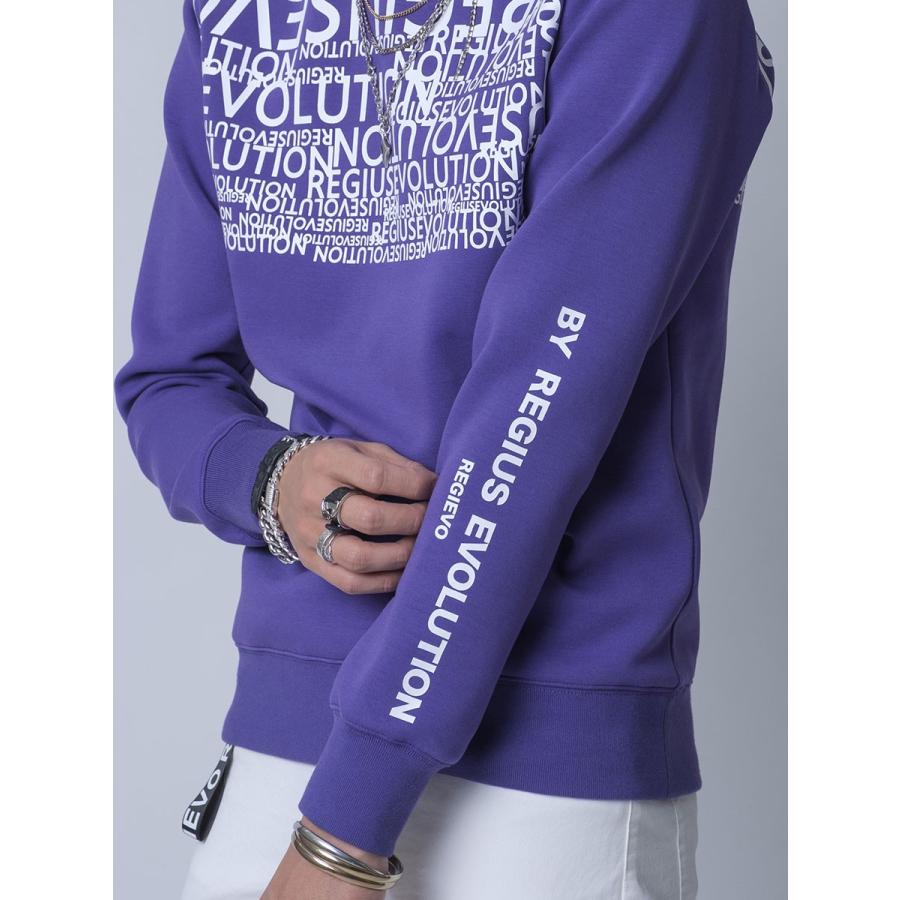トレーナー メンズ 春 白 紫 黒 グラデーション ロゴ ホワイト パープル ブラック プリント S M L Xl Regievo レジエボ Re メンズジャケット バッグ 鞄 のhk 通販 Yahoo ショッピング
