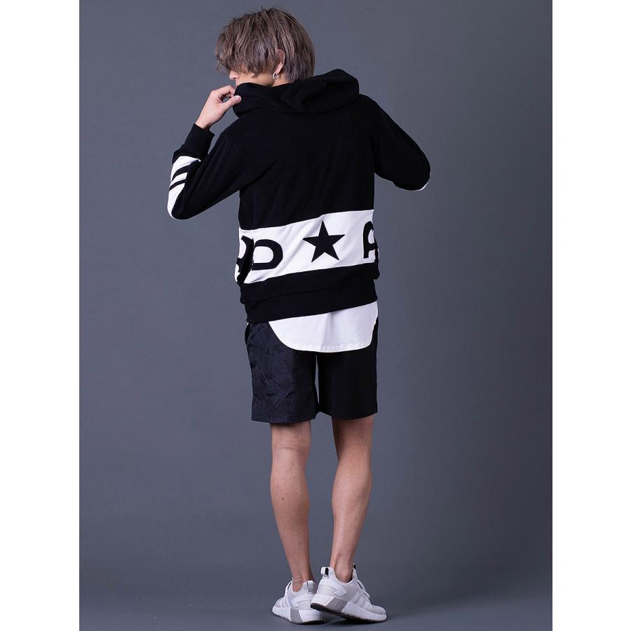 ロゴアップリケパイルパーカー ジップパーカー リラックスウェア シンプル ホワイト ベージュ ブラック 白 茶 黒 M L XL REGIEVO レジエボ | REGIEVO | 17