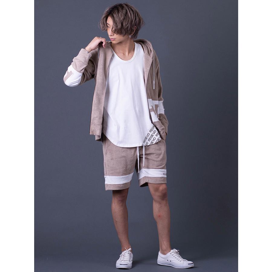 ロゴアップリケパイルパーカー ジップパーカー リラックスウェア シンプル ホワイト ベージュ ブラック 白 茶 黒 M L XL REGIEVO レジエボ | REGIEVO | 10