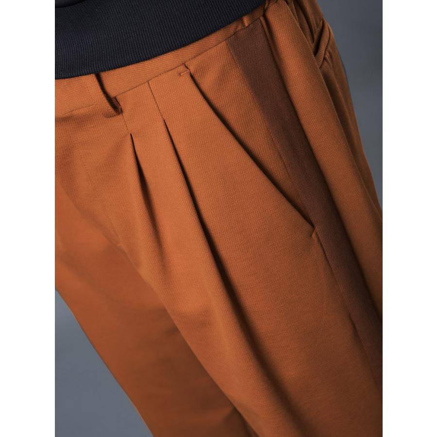 サイドラインイージースラックス メンズ 春 秋 冬 ゆったりシルエット カジュアル 無地 シンプル テーパードパンツ M L XL REGIEVO レジエボ | REGIEVO | 13