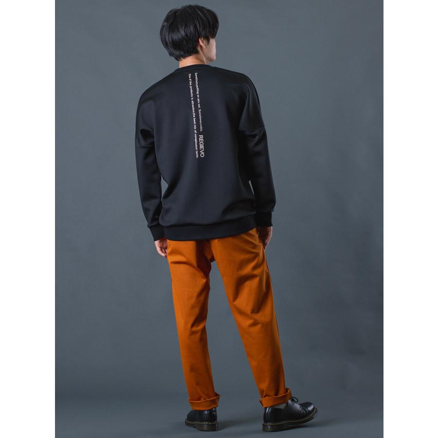 サイドラインイージースラックス メンズ 春 秋 冬 ゆったりシルエット カジュアル 無地 シンプル テーパードパンツ M L XL REGIEVO レジエボ | REGIEVO | 07