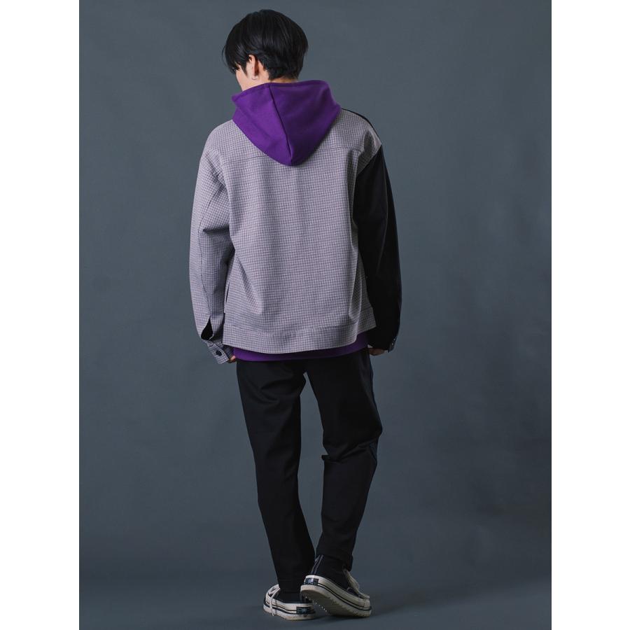 ビッグCPOジャケット メンズ チェック柄 シンプル 春 秋 冬 マスタード ベージュ ブラック グレー 茶 黒 M L XL REGIEVO レジエボ | REGIEVO | 12