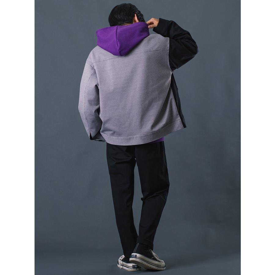 ビッグCPOジャケット メンズ チェック柄 シンプル 春 秋 冬 マスタード ベージュ ブラック グレー 茶 黒 M L XL REGIEVO レジエボ | REGIEVO | 13