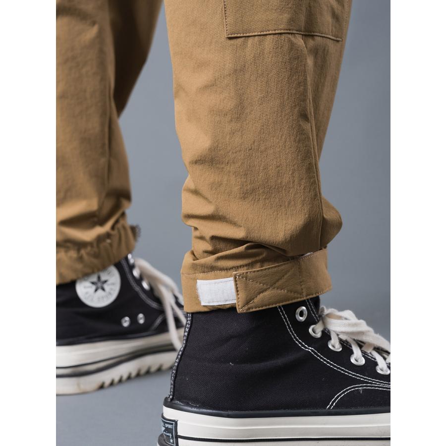 ユーティリティカーゴパンツ メンズ ストレートパンツ シンプル無地 カジュアル 収納抜群 カーキ ブラック 黒 M L XL REGIEVO レジエボ | REGIEVO | 15