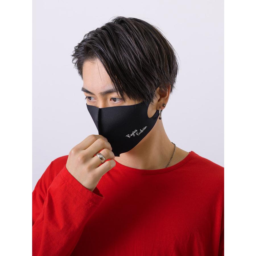 REGIEVOパウダータッチマスク 吸水速乾 長時間使用可 お洒落 無地 ワンポイント ロゴ ブラック ホワイト ベージュ 白 茶 黒 |  | 13