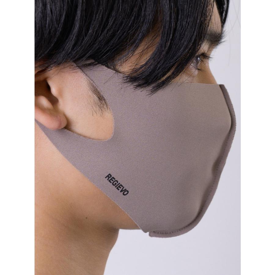 REGIEVOパウダータッチマスク 吸水速乾 長時間使用可 お洒落 無地 ワンポイント ロゴ ブラック ホワイト ベージュ 白 茶 黒 |  | 14