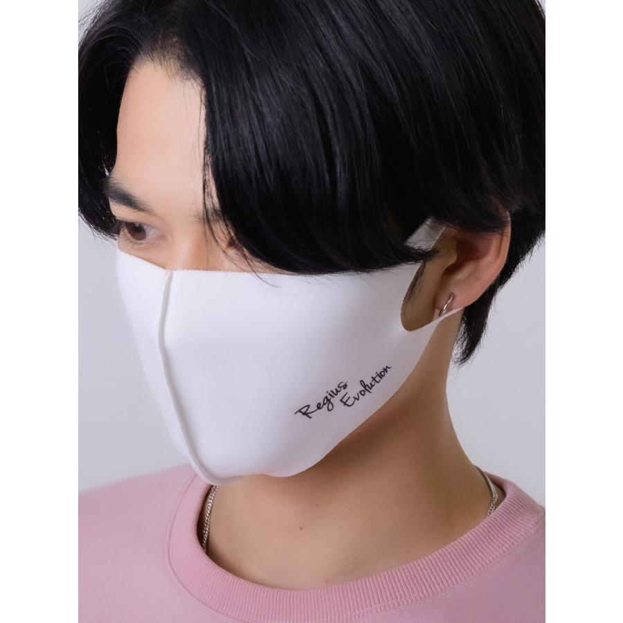 REGIEVOパウダータッチマスク 吸水速乾 長時間使用可 お洒落 無地 ワンポイント ロゴ ブラック ホワイト ベージュ 白 茶 黒 |  | 05