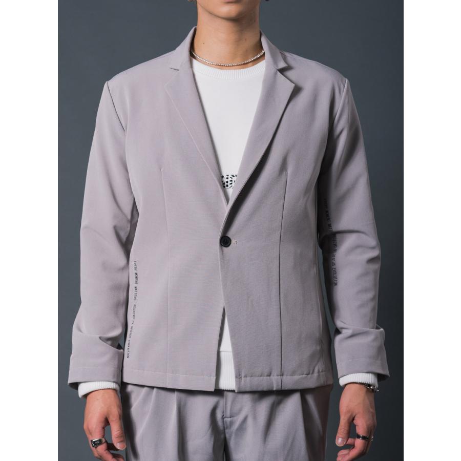 ジャケット メンズ セットアップ(別売) テーラードジャケット ストレッチ性 シンプル 春 秋 冬 グレージュ ブラック 黒 M L XL REGIEVO レジエボ | REGIEVO | 16