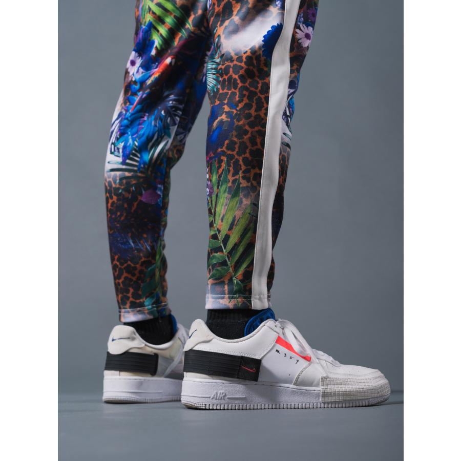 総柄転写プリントジョガーパンツ セットアップ ボタニカル レオパード ルーズシルエット レッド ブルー 赤 青 M L XL REGIEVO レジエボ | REGIEVO | 17