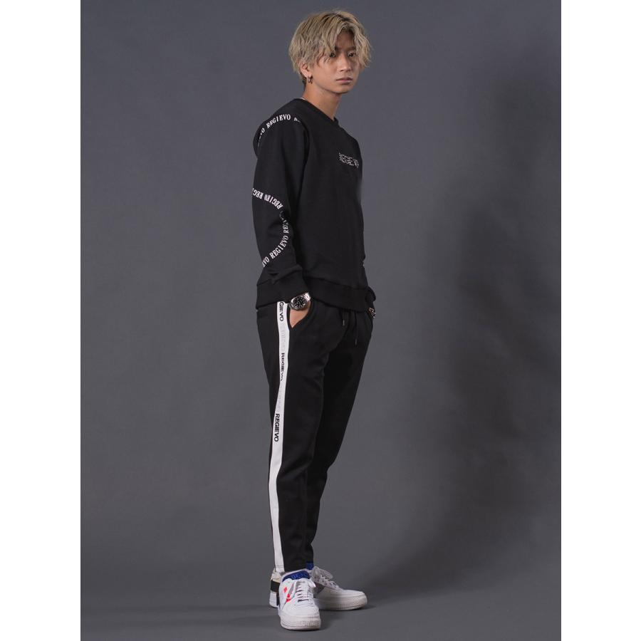 ベーシックロゴトレーナー メンズ ビックシルエット オーバーサイズ スウェット シンプル ホワイト ブラック 白 黒 M L XL REGIEVO レジエボ | REGIEVO | 13