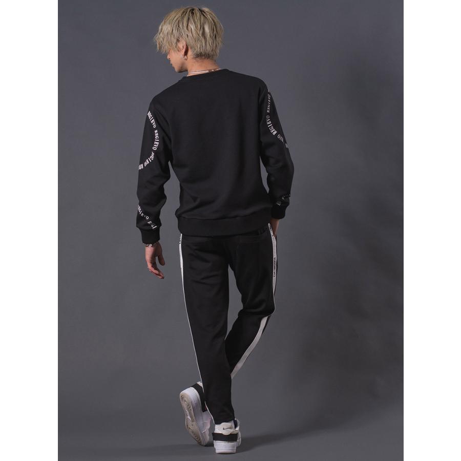 ベーシックロゴトレーナー メンズ ビックシルエット オーバーサイズ スウェット シンプル ホワイト ブラック 白 黒 M L XL REGIEVO レジエボ | REGIEVO | 14