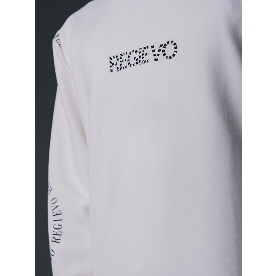 ベーシックロゴトレーナー メンズ ビックシルエット オーバーサイズ スウェット シンプル ホワイト ブラック 白 黒 M L XL REGIEVO レジエボ | REGIEVO | 17
