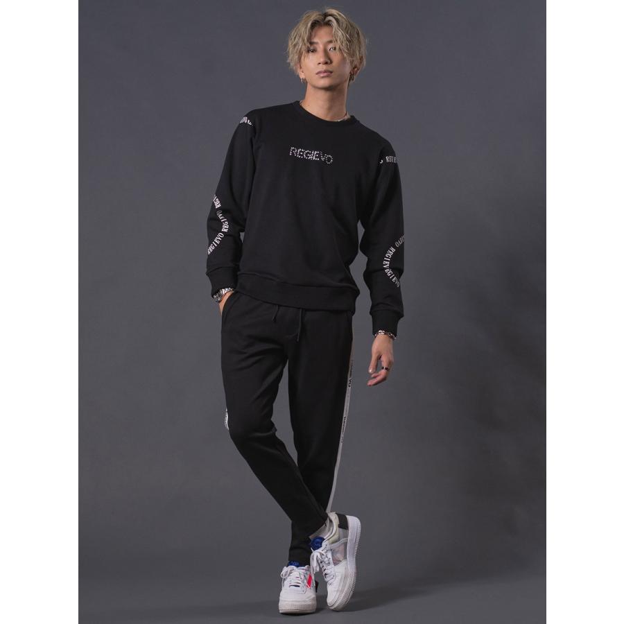 ベーシックロゴトレーナー メンズ ビックシルエット オーバーサイズ スウェット シンプル ホワイト ブラック 白 黒 M L XL REGIEVO レジエボ | REGIEVO | 09