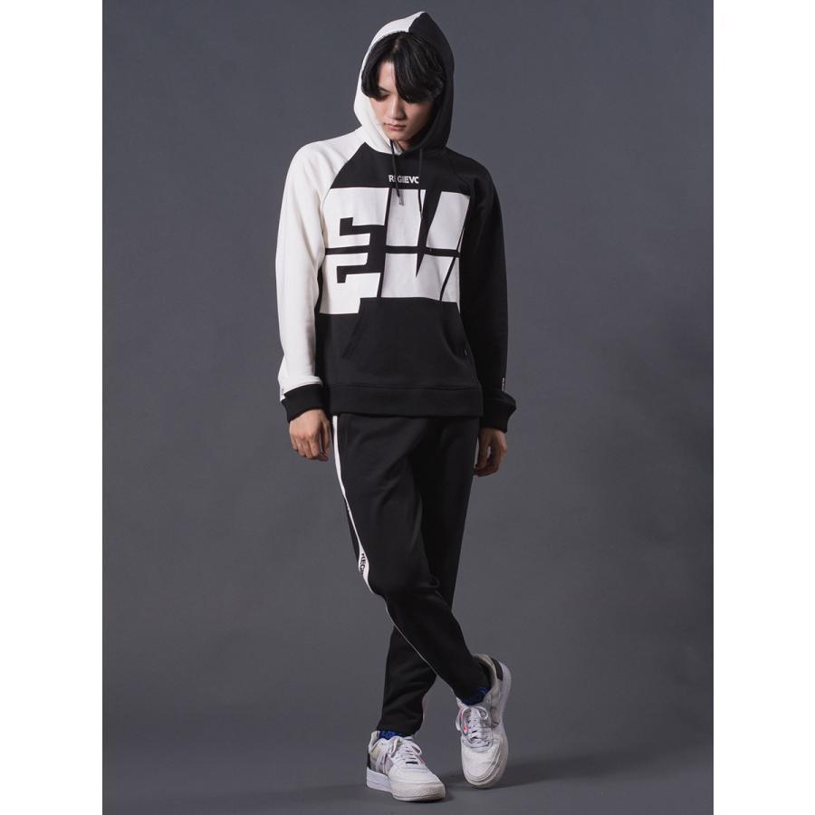サイドロゴラインジョガーパンツ メンズ オールシーズン スポーティ シンプル ワンポイント ホワイト ブラック 白 黒 M L XL REGIEVO レジエボ | REGIEVO | 12