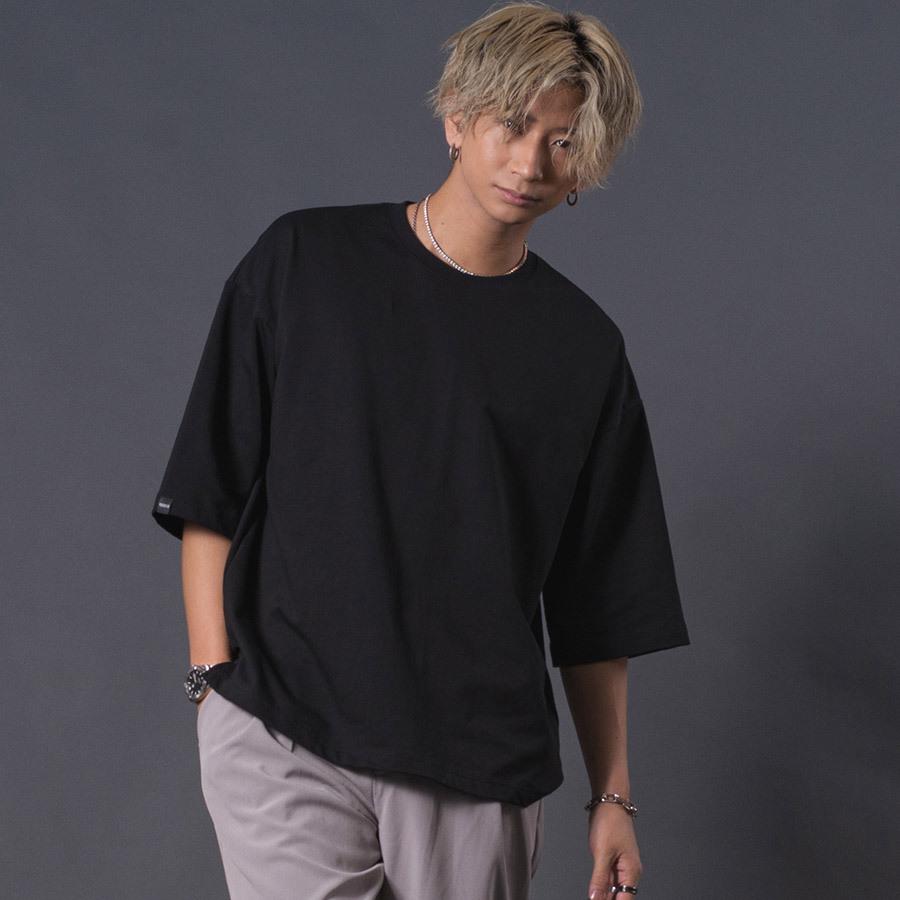 ドロップショルダーTシャツ メンズ シンプル オーバーサイズ 春 夏 秋 ホワイト グレー グリーン ピンク キャメル ブラック 白 緑 黒 M L XL REGIEVO レジエボ | REGIEVO | 11