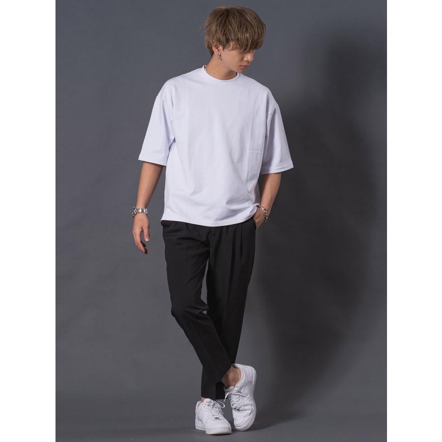 ドロップショルダーTシャツ メンズ シンプル オーバーサイズ 春 夏 秋 ホワイト グレー グリーン ピンク キャメル ブラック 白 緑 黒 M L XL REGIEVO レジエボ | REGIEVO | 12