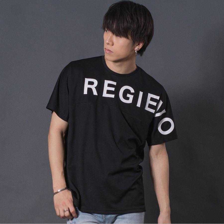 ハニカムメッシュTシャツ メンズ ストレッチ性 シンプル アウトドア スポーティ ホワイト イエロー ブラック 白 黄 黒 M L XL REGIEVO レジエボ | REGIEVO
