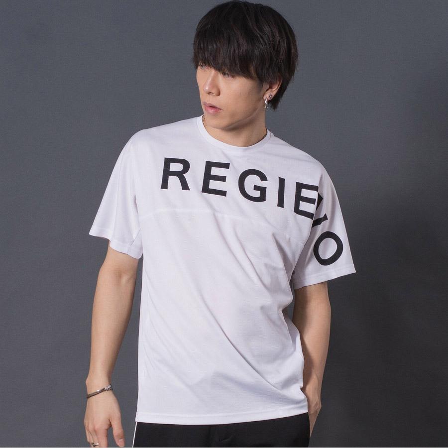 ハニカムメッシュTシャツ メンズ ストレッチ性 シンプル アウトドア スポーティ ホワイト イエロー ブラック 白 黄 黒 M L XL REGIEVO レジエボ | REGIEVO | 04