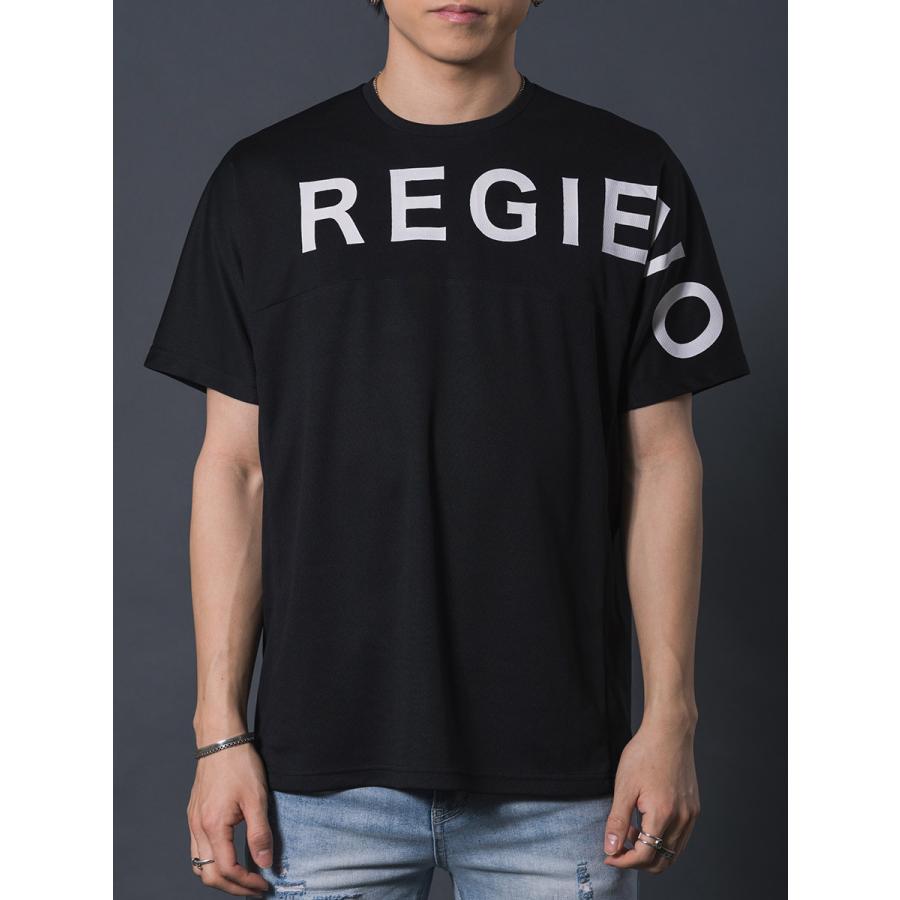 ハニカムメッシュTシャツ メンズ ストレッチ性 シンプル アウトドア スポーティ ホワイト イエロー ブラック 白 黄 黒 M L XL REGIEVO レジエボ | REGIEVO | 18
