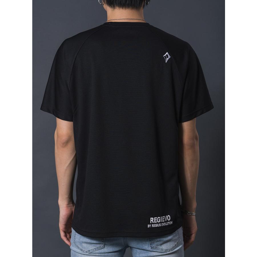 ハニカムメッシュTシャツ メンズ ストレッチ性 シンプル アウトドア スポーティ ホワイト イエロー ブラック 白 黄 黒 M L XL REGIEVO レジエボ | REGIEVO | 19