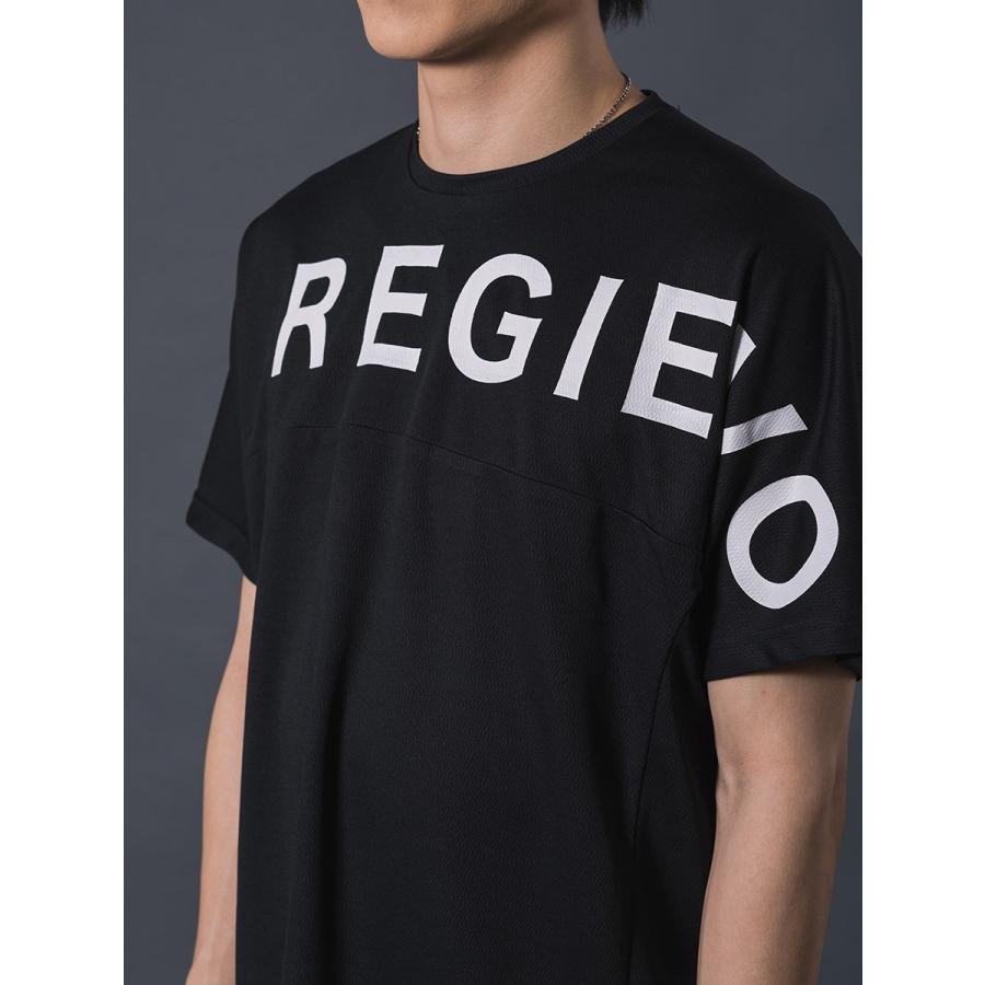 ハニカムメッシュTシャツ メンズ ストレッチ性 シンプル アウトドア スポーティ ホワイト イエロー ブラック 白 黄 黒 M L XL REGIEVO レジエボ | REGIEVO | 20