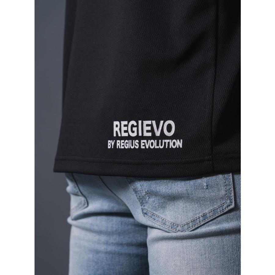 ハニカムメッシュTシャツ メンズ ストレッチ性 シンプル アウトドア スポーティ ホワイト イエロー ブラック 白 黄 黒 M L XL REGIEVO レジエボ | REGIEVO | 22