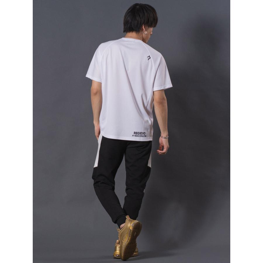 ハニカムメッシュTシャツ メンズ ストレッチ性 シンプル アウトドア スポーティ ホワイト イエロー ブラック 白 黄 黒 M L XL REGIEVO レジエボ | REGIEVO | 09