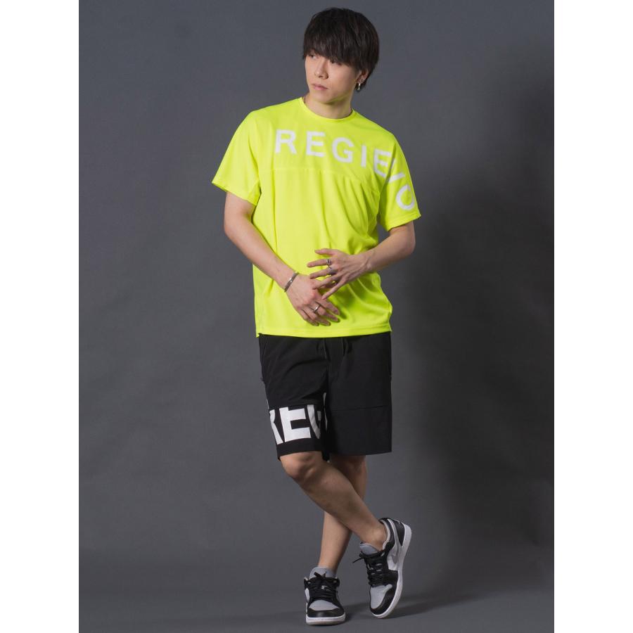 ハニカムメッシュTシャツ メンズ ストレッチ性 シンプル アウトドア スポーティ ホワイト イエロー ブラック 白 黄 黒 M L XL REGIEVO レジエボ | REGIEVO | 10