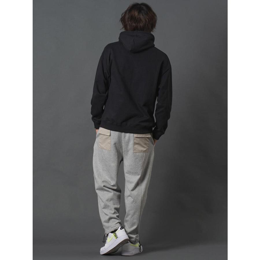 ワイドジョガーパンツ メンズ シェフパンツ ワイドパンツ シンプル 無地 オーバーサイズ 春 夏 秋 冬 アイボリー グレー ブラック 黒 M L XL REGIEVO レジエボ | REGIEVO | 13