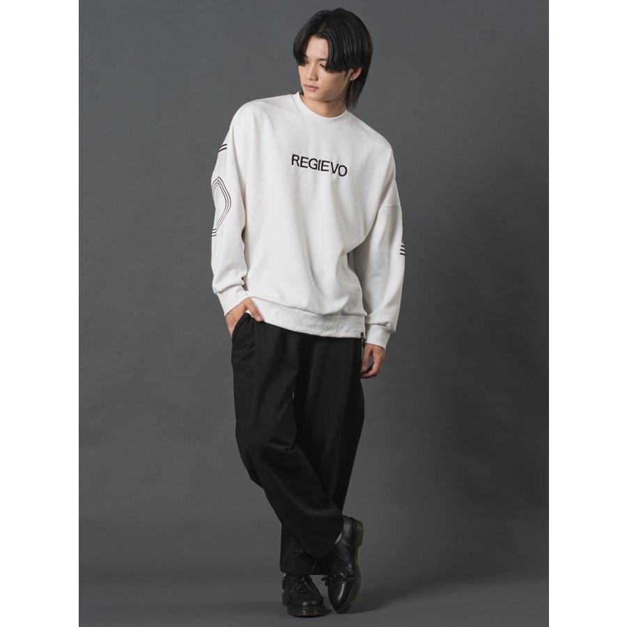 ワイドジョガーパンツ メンズ シェフパンツ ワイドパンツ シンプル 無地 オーバーサイズ 春 夏 秋 冬 アイボリー グレー ブラック 黒 M L XL REGIEVO レジエボ | REGIEVO | 15