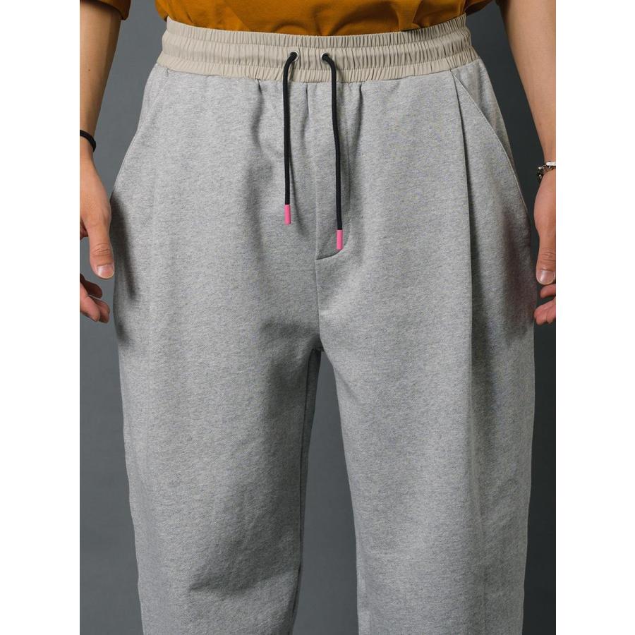 ワイドジョガーパンツ メンズ シェフパンツ ワイドパンツ シンプル 無地 オーバーサイズ 春 夏 秋 冬 アイボリー グレー ブラック 黒 M L XL REGIEVO レジエボ | REGIEVO | 18