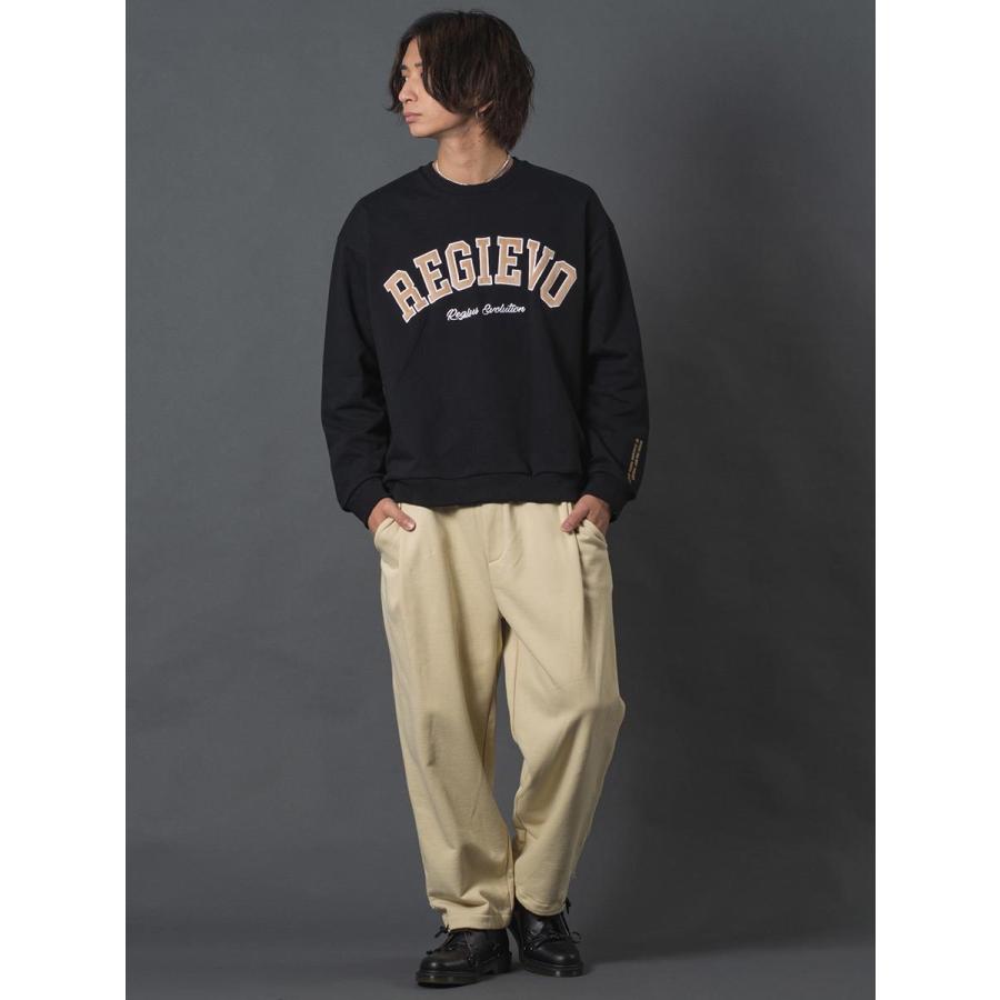 ワイドジョガーパンツ メンズ シェフパンツ ワイドパンツ シンプル 無地 オーバーサイズ 春 夏 秋 冬 アイボリー グレー ブラック 黒 M L XL REGIEVO レジエボ | REGIEVO | 06