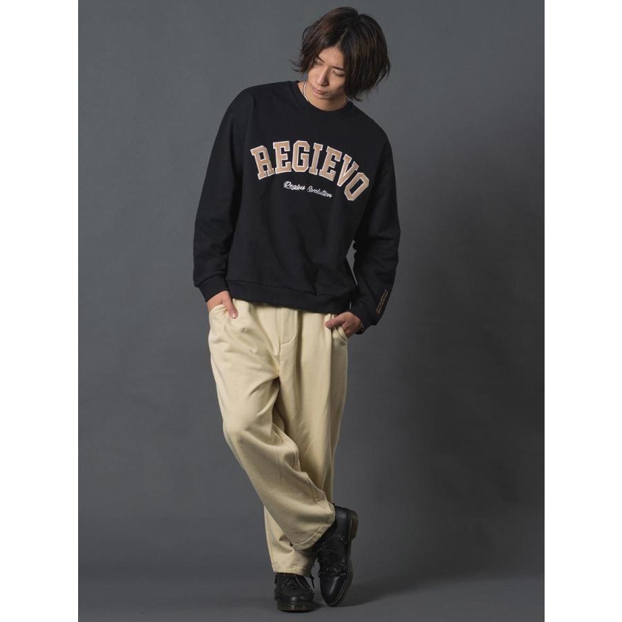 ワイドジョガーパンツ メンズ シェフパンツ ワイドパンツ シンプル 無地 オーバーサイズ 春 夏 秋 冬 アイボリー グレー ブラック 黒 M L XL REGIEVO レジエボ | REGIEVO | 07