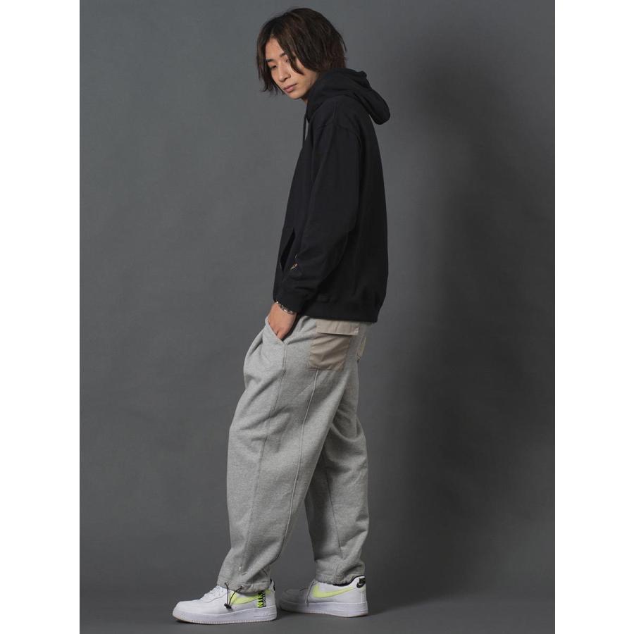 ワイドジョガーパンツ メンズ シェフパンツ ワイドパンツ シンプル 無地 オーバーサイズ 春 夏 秋 冬 アイボリー グレー ブラック 黒 M L XL REGIEVO レジエボ | REGIEVO | 12