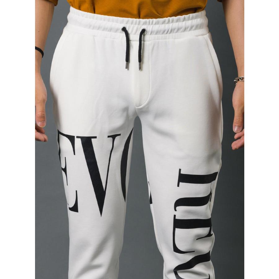 ビッグロゴプリントジョガーパンツ メンズ テーパードパンツ セットアップ シンプル 春 夏 秋 冬 ホワイト ブラック 白 黒 M L XL REGIEVO レジエボ | REGIEVO | 14