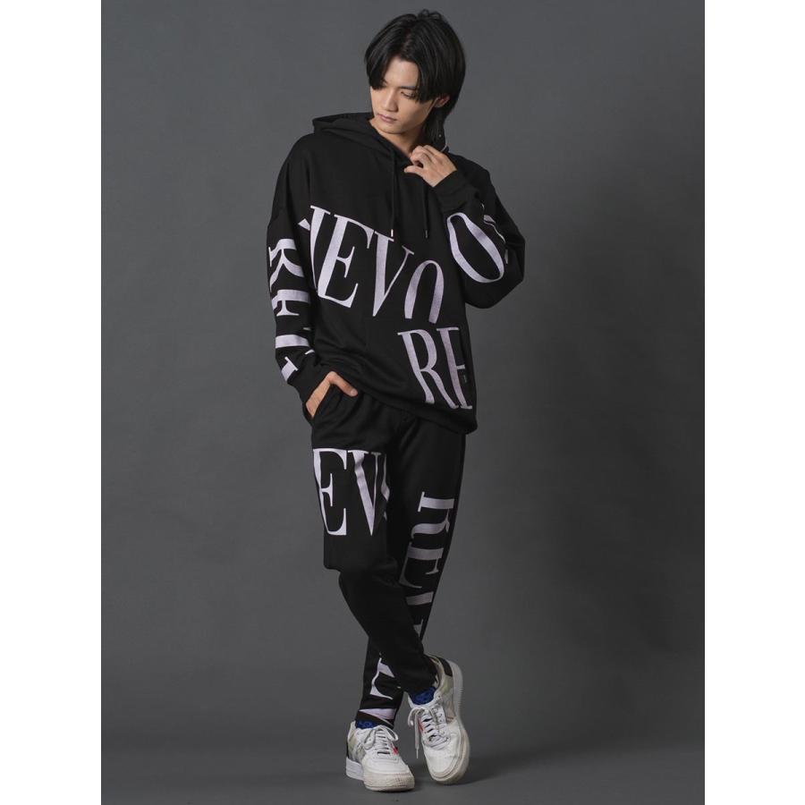 ビッグロゴプリントジョガーパンツ メンズ テーパードパンツ セットアップ シンプル 春 夏 秋 冬 ホワイト ブラック 白 黒 M L XL REGIEVO レジエボ | REGIEVO | 11