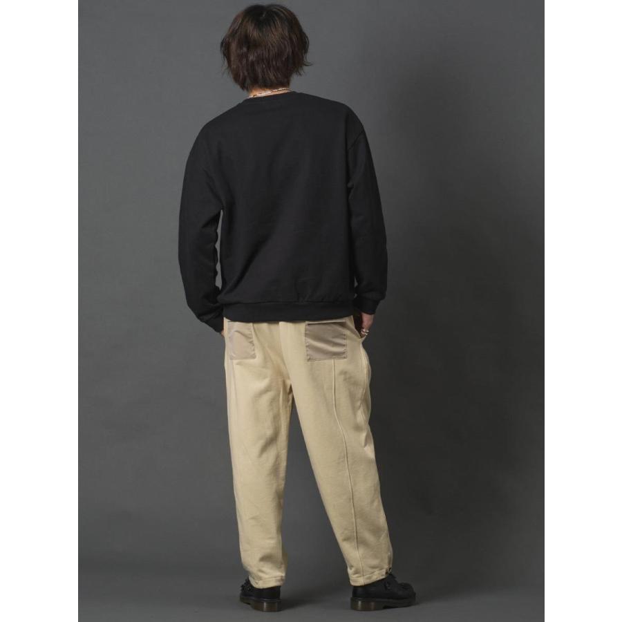 アップリケロゴトレーナー メンズ スウェット レトロ オーバーサイズ シンプル ヴィンテージ 春 秋 冬 ベージュ グレー ブラック 茶 黒 M L XL REGIEVO レジエボ | REGIEVO | 17