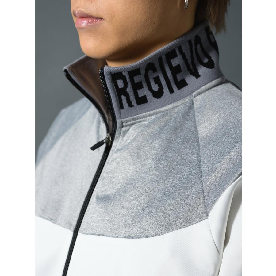 REGIEVO アシンメトリー切り替えトラックジャケット メンズ REGIEVO アシンメトリー切り替えトラックジャケット メンズ