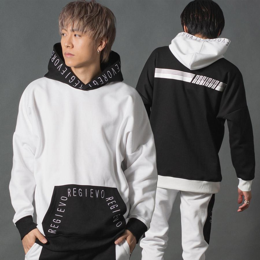 バイカラープルパーカー | REGIEVO