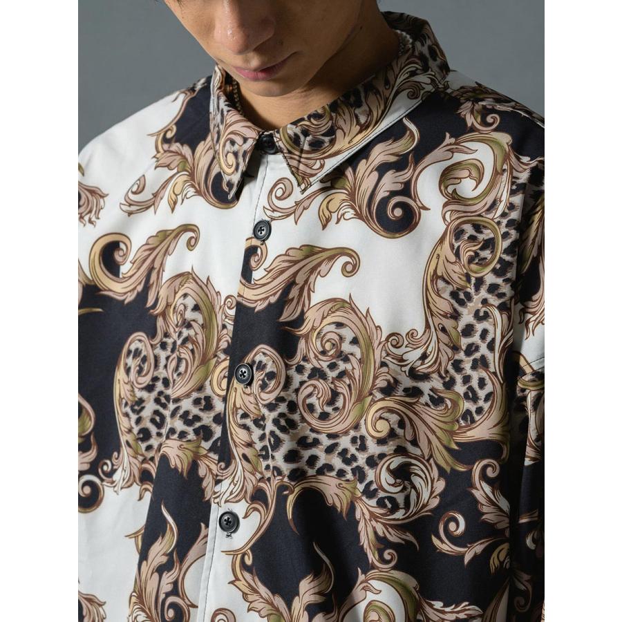 スカーフ柄オーバーシャツ | REGIEVO | 19