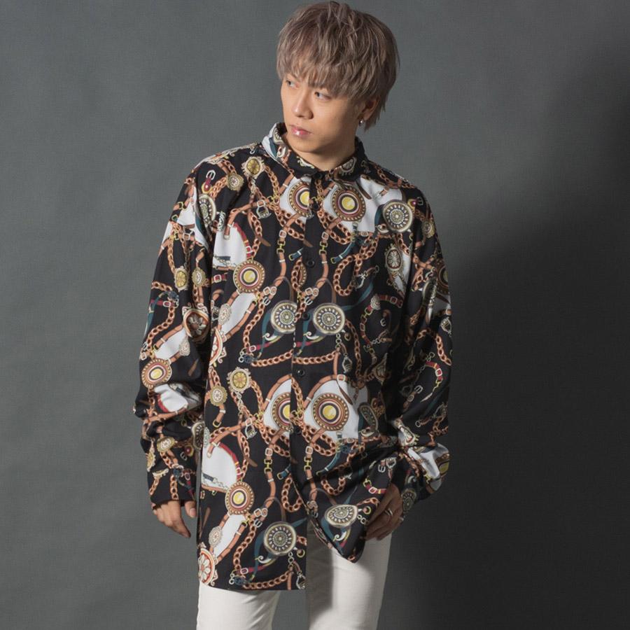 スカーフ柄オーバーシャツ | REGIEVO | 03