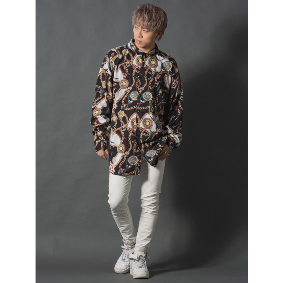 スカーフ柄オーバーシャツ | REGIEVO | 05