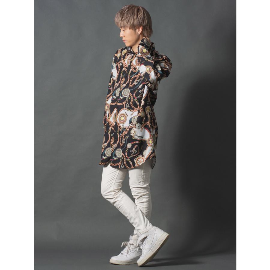 スカーフ柄オーバーシャツ | REGIEVO | 08