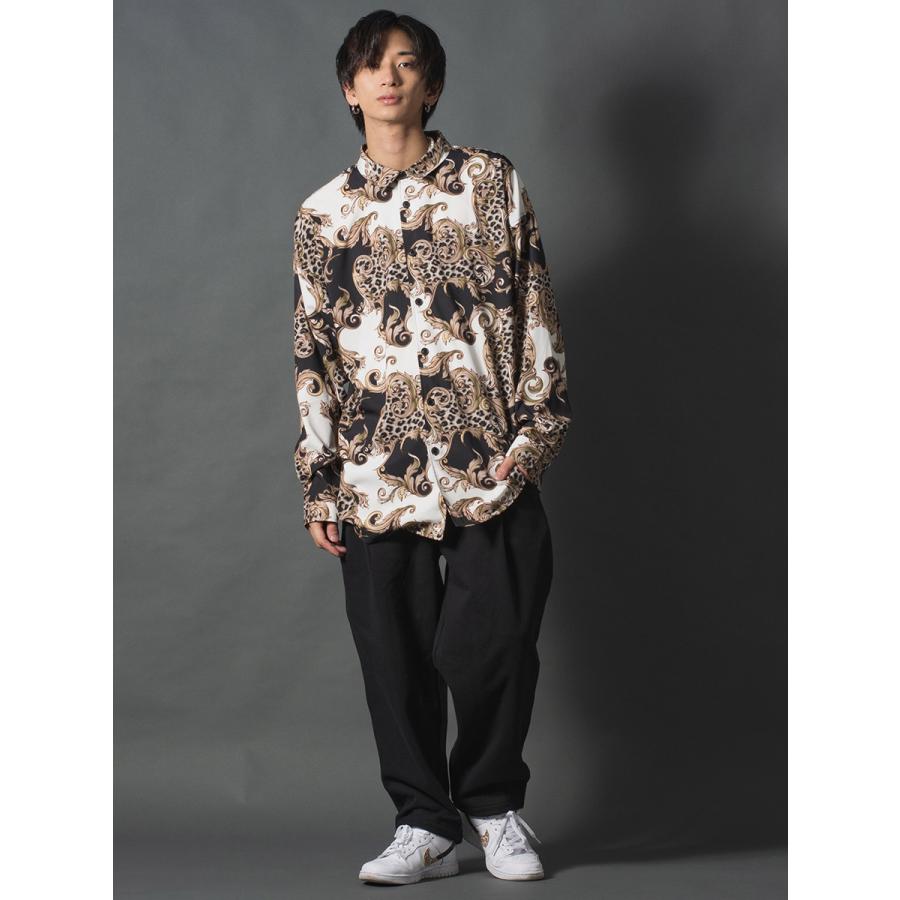 スカーフ柄オーバーシャツ | REGIEVO | 10